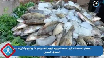 أسعار الأسماك في الإسماعيلية اليوم الخميس 24 يوليو وتأثيرها على السوق المحلي